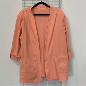 Coral Pink Cardigan